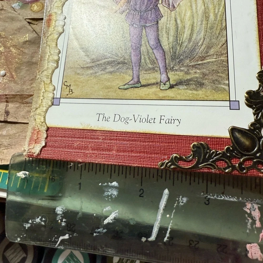 Handmade Journal The Dog Violet Fairy Book Cover